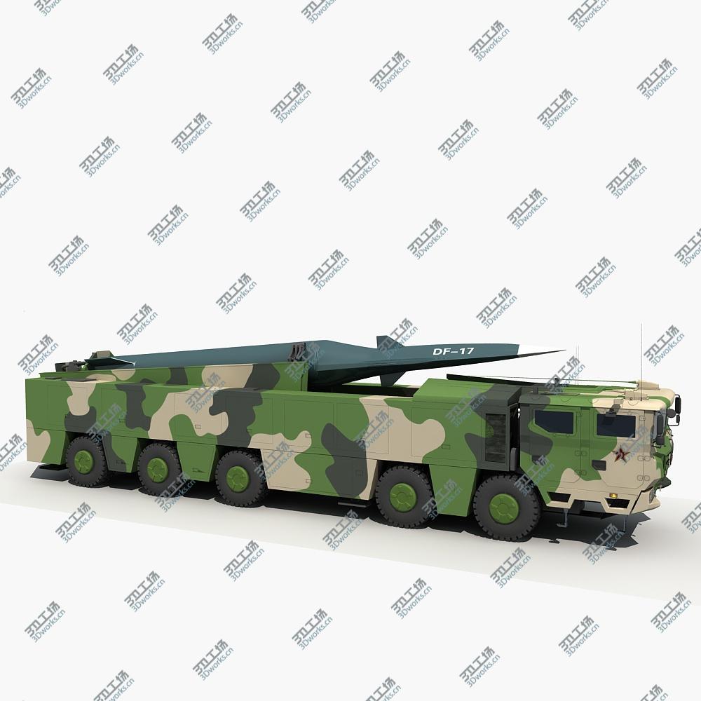 images/goods_img/202104022/China DF 17 hypersonic missile 3D model/2.jpg